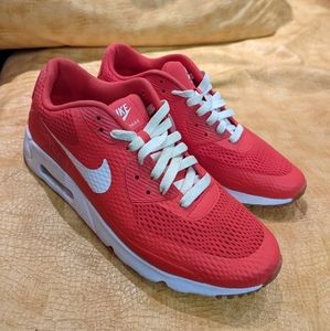 Air max 90 red sneakers - men size 8.5